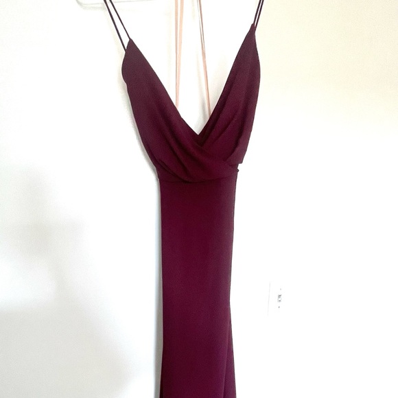 Frame and Partners Ireland Faux Wrap Sleeveless Evening Dress - Picture 3 of 6